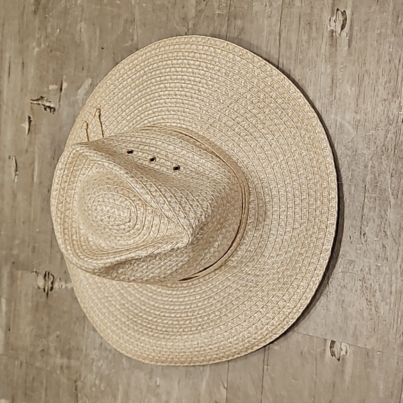 💕ERIC JAVITS💕 Sunshade Squishee Packable Straw Fedora Hat ~ OS Cream NWOT - Picture 8 of 15
